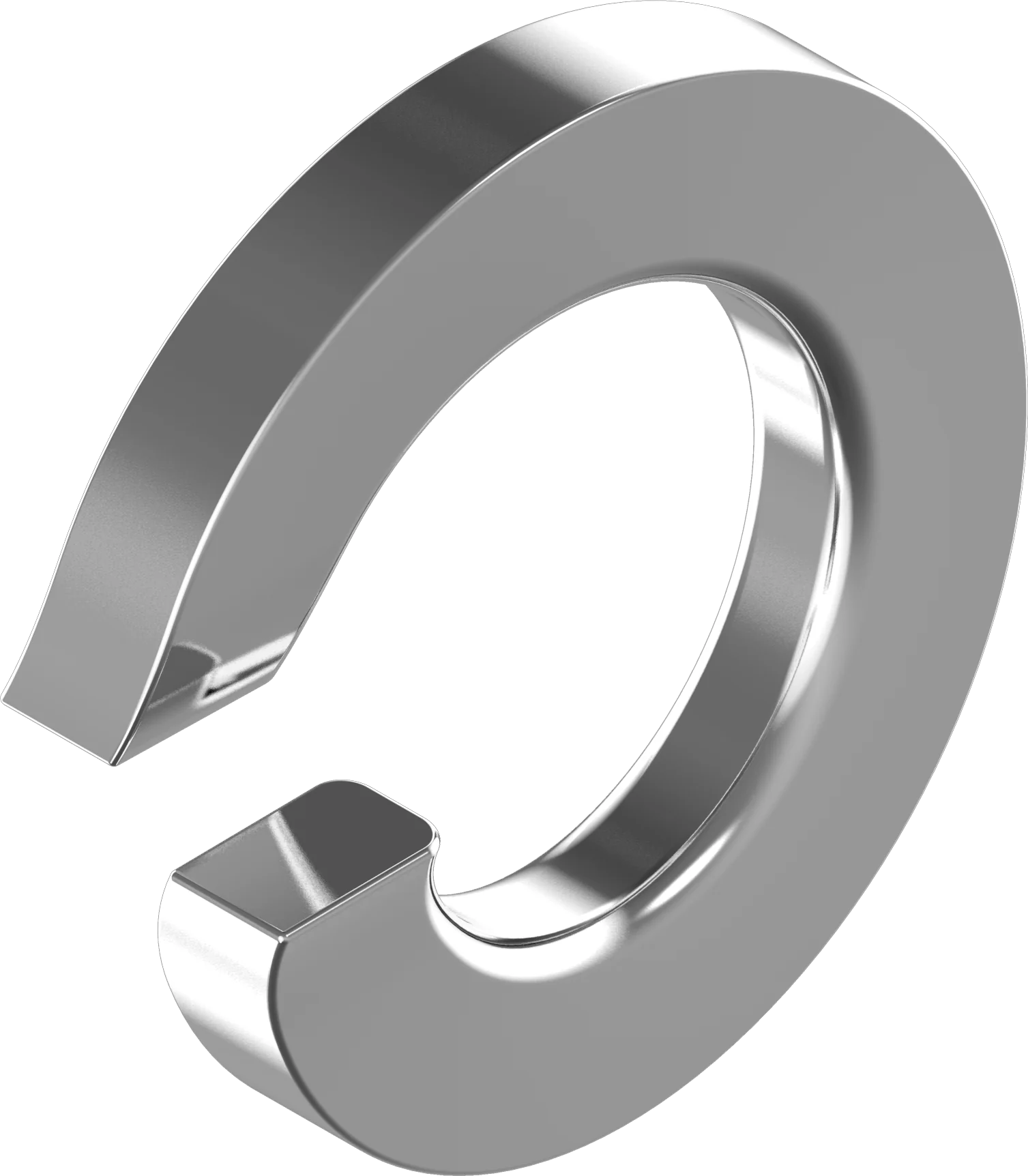 Federringe Form A, aufgebogen DIN 127-A