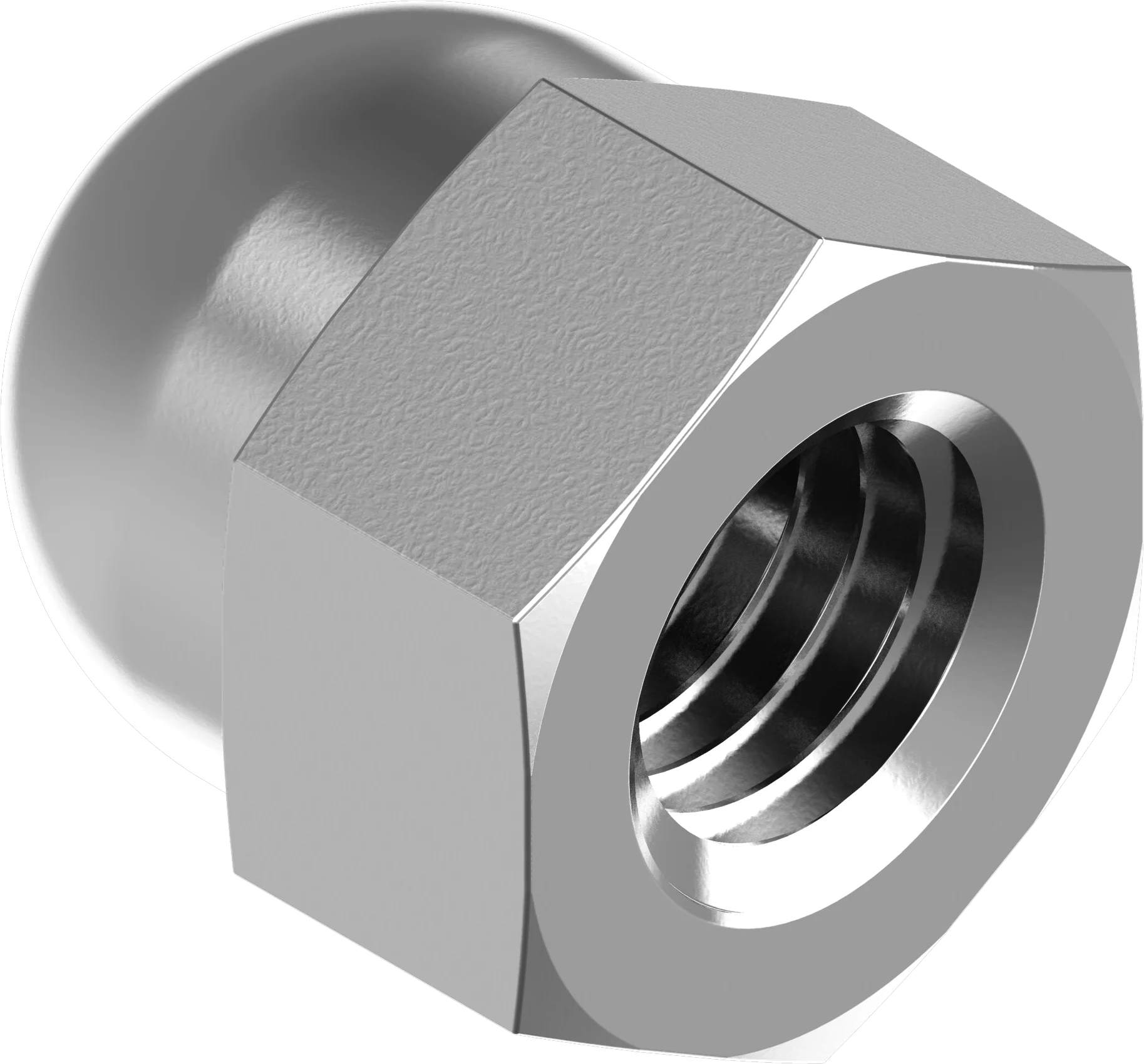 Sechskant-Hutmuttern hohe Form DIN 1587