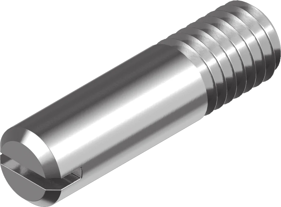 Schaftschrauben mit Schlitz und Kegelkuppe DIN 427