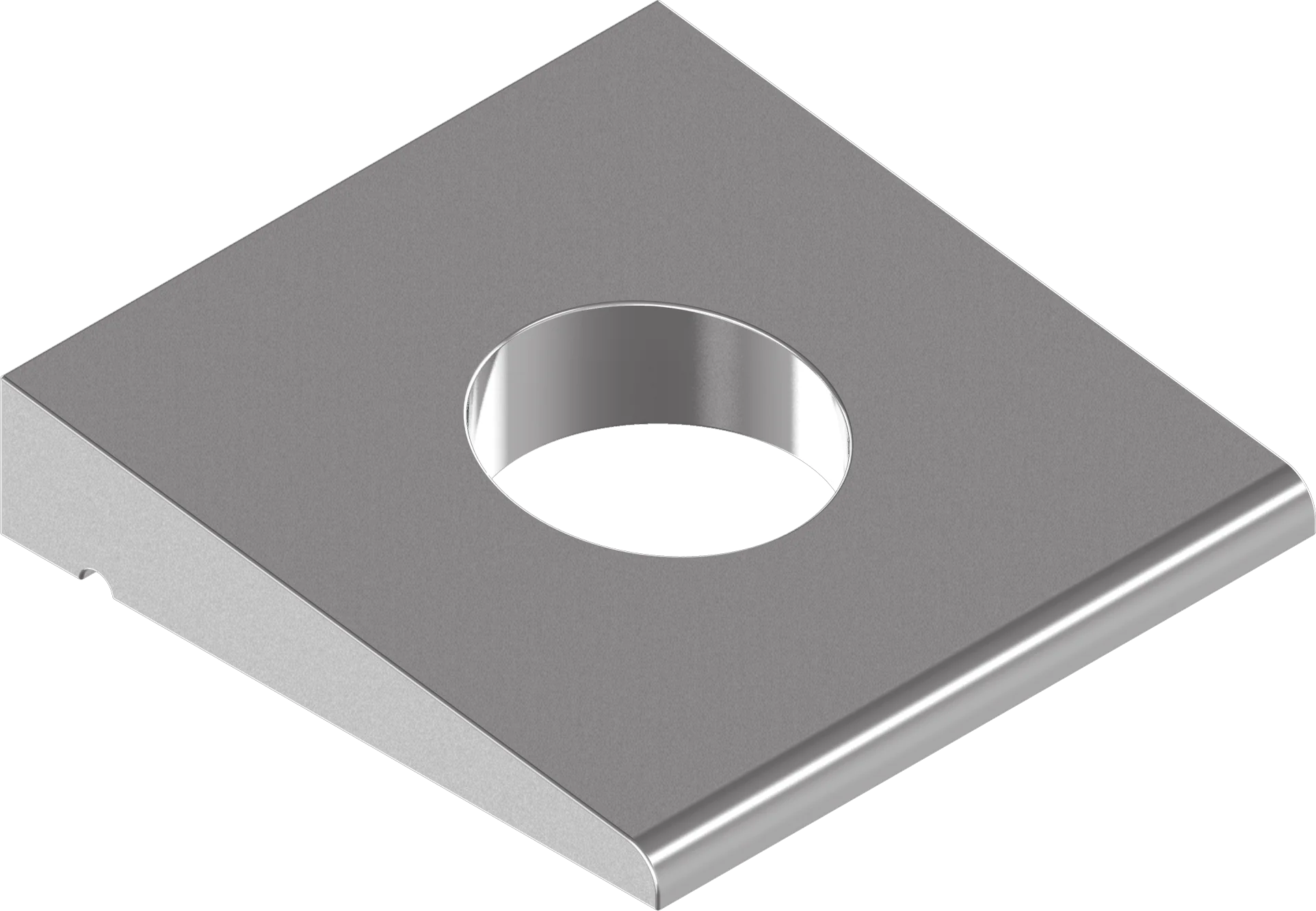 Keilscheibe für I-Träger, vierkant, 14% DIN 435