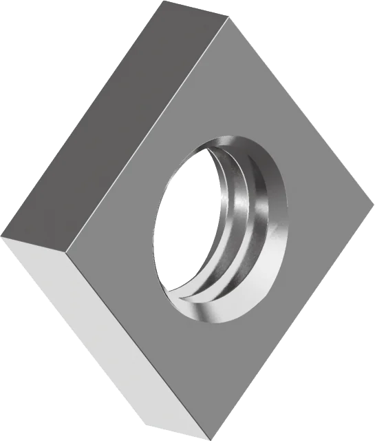 Vierkantmuttern, niedrige Form DIN 562