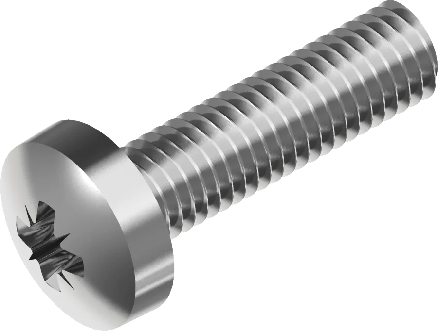 Linsenschrauben Pozi Kreuzschlitz Z DIN 7985