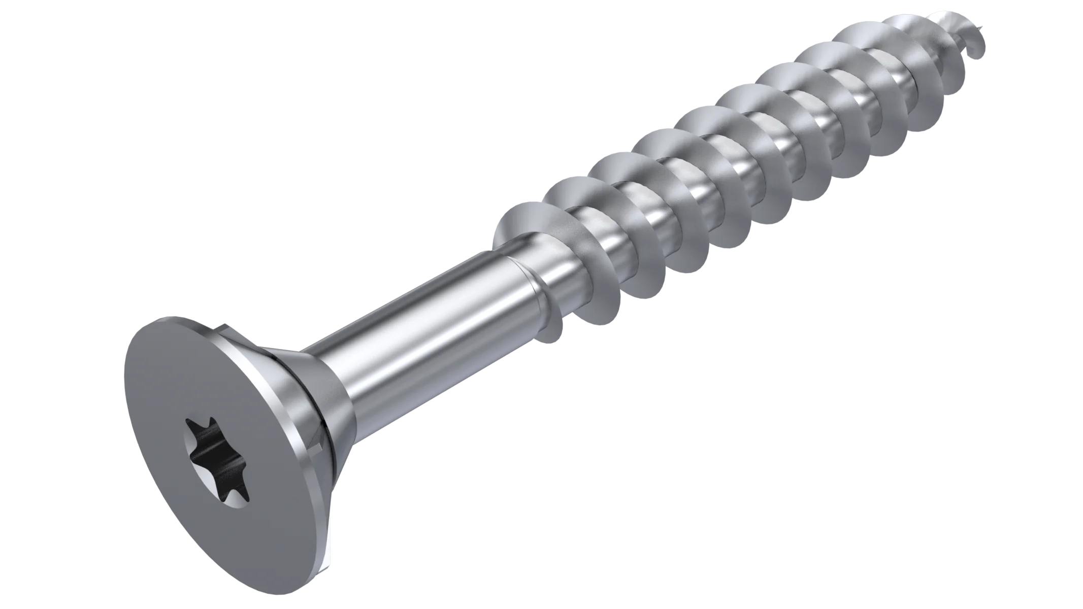 Senkkopf Holzbauschrauben mit Fräsrippen Torx Teilgewinde