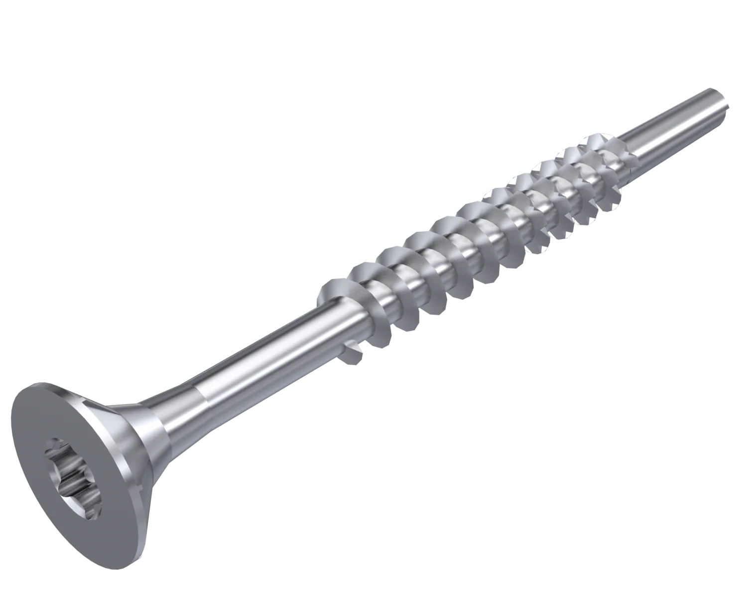 Senkkopf Spanplattenschrauben Torx Bohrspitze + Fräsrippen