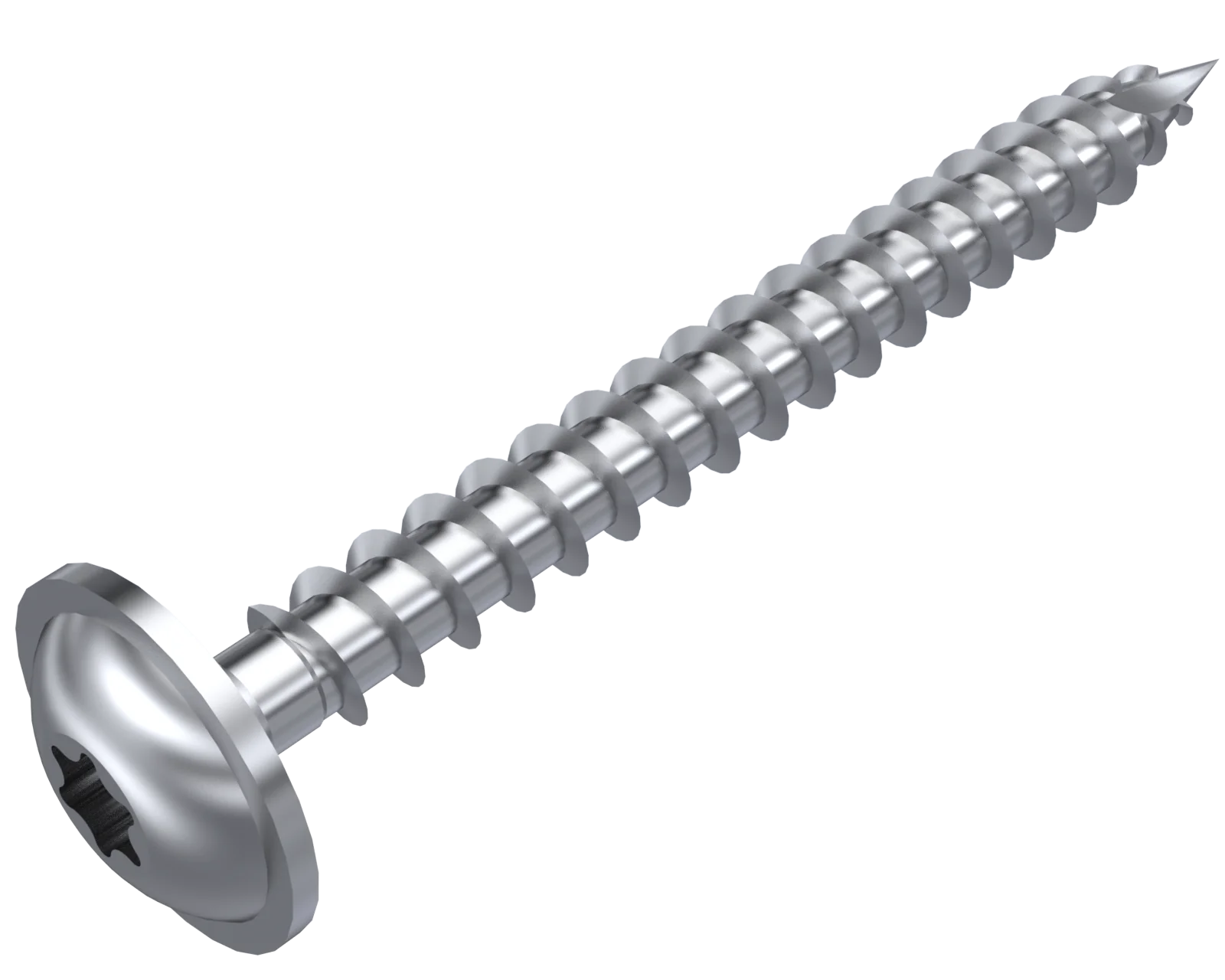 Tellerkopf-Holzbauschrauben mit Schabenut Torx