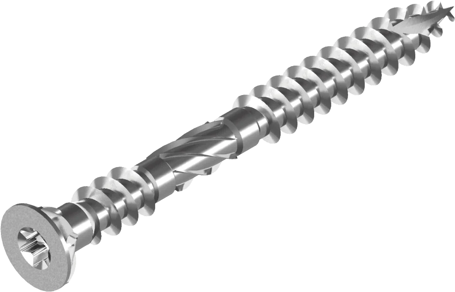 Senkkopf-Terrassenbauschrauben mit Unterkopfgewinde Torx