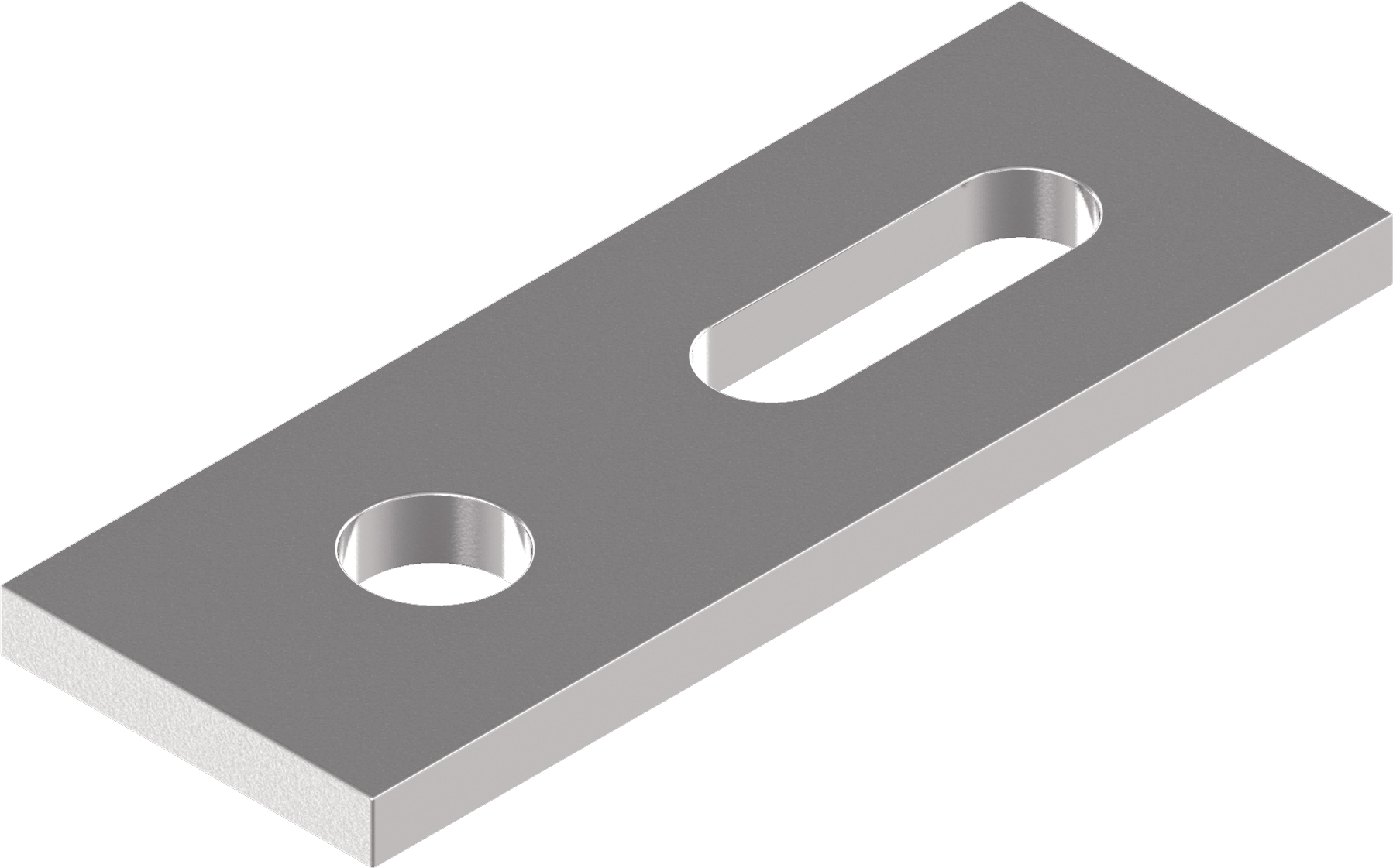 Adapterbleche Edelstahl A2 für Stockschrauben